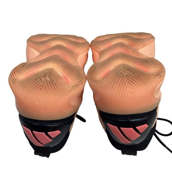 Adidas AE 1 Anthony Edwards Mens 7 Basketball Shoes Black & Orange Lace-Up High- - Picture 6 of 11